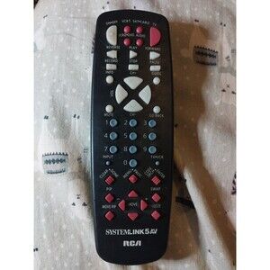 RCA Remote Control Systemlink 5 AV VCR TV DVD Satellite Cable CRK74EA3
